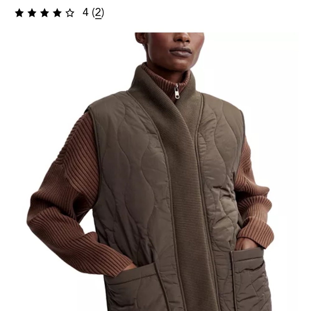 Covey Reversible Quilted Sherpa Vest